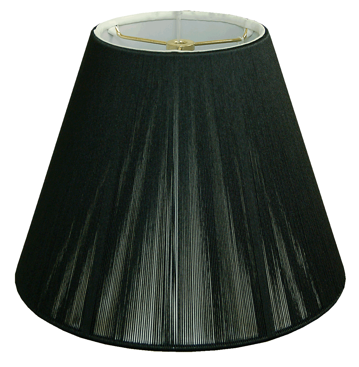 Empire Silk String Lampshade with Hand sewn Lining Lamp Shades Brown s Lampshades